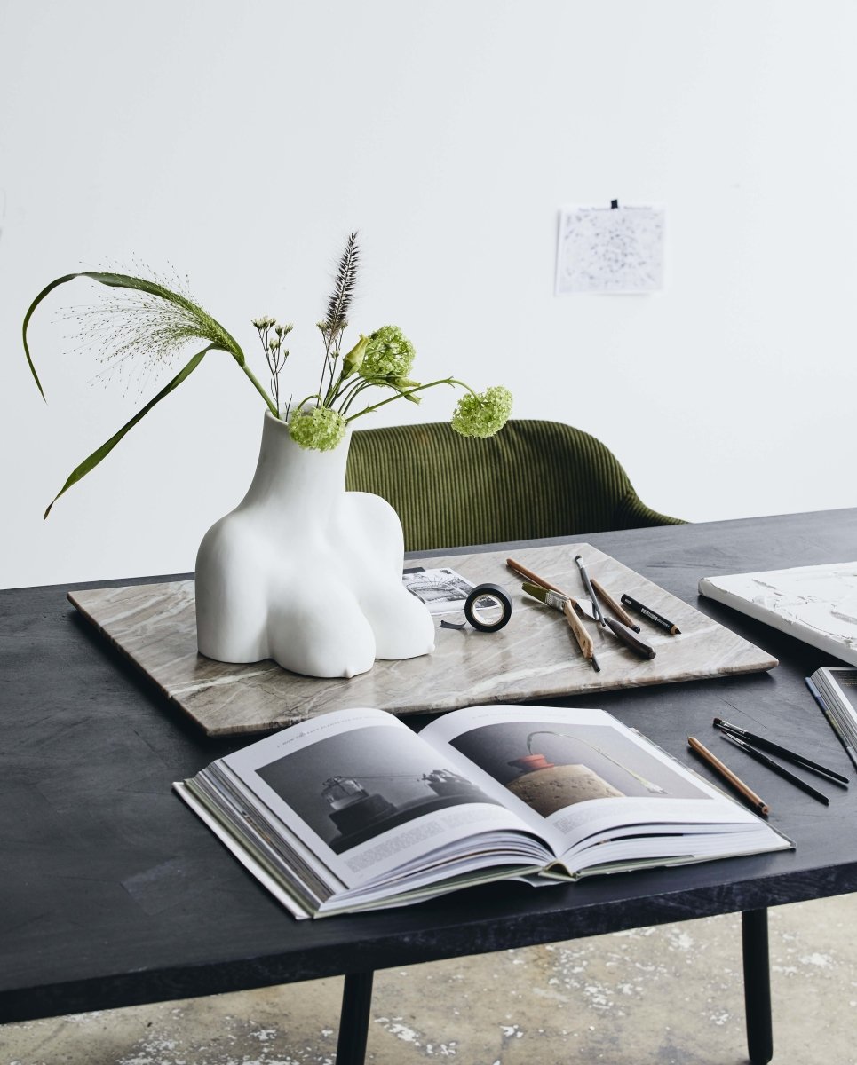 SALINA tavola decorativa, S - marmo marrone