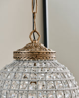Crystal lamp, glass beads, medium