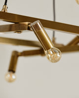 Chandelier - brass f/10 lights
