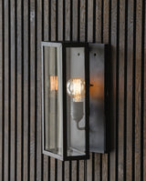 Lampa ścienna EOS, na zewnątrz - czarna