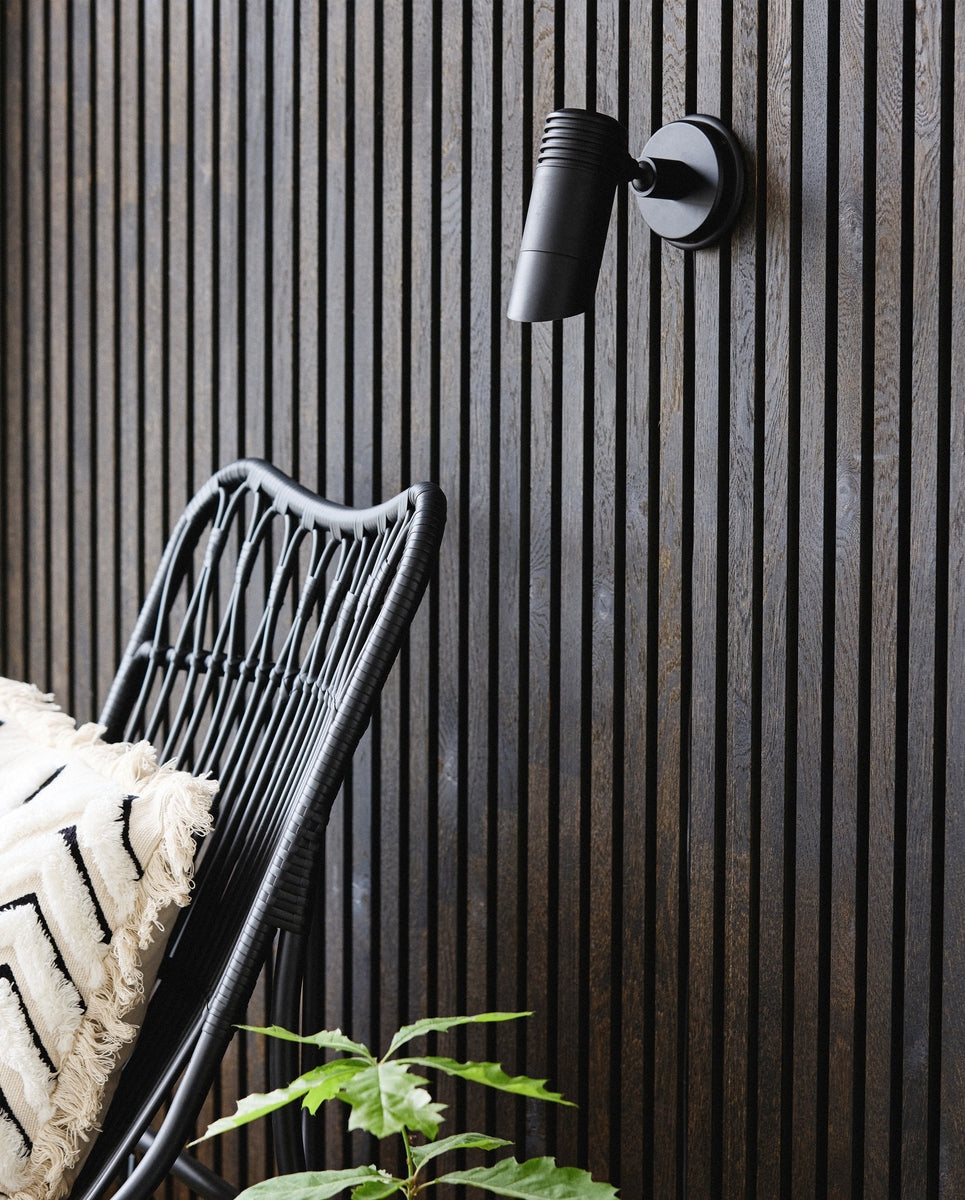 Lampe murale BRAGI, extérieure - noire