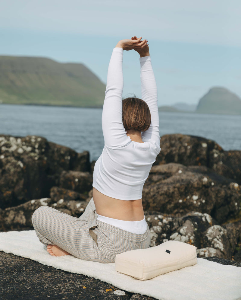 YOGA Meditationsrolle, dunkelgrün