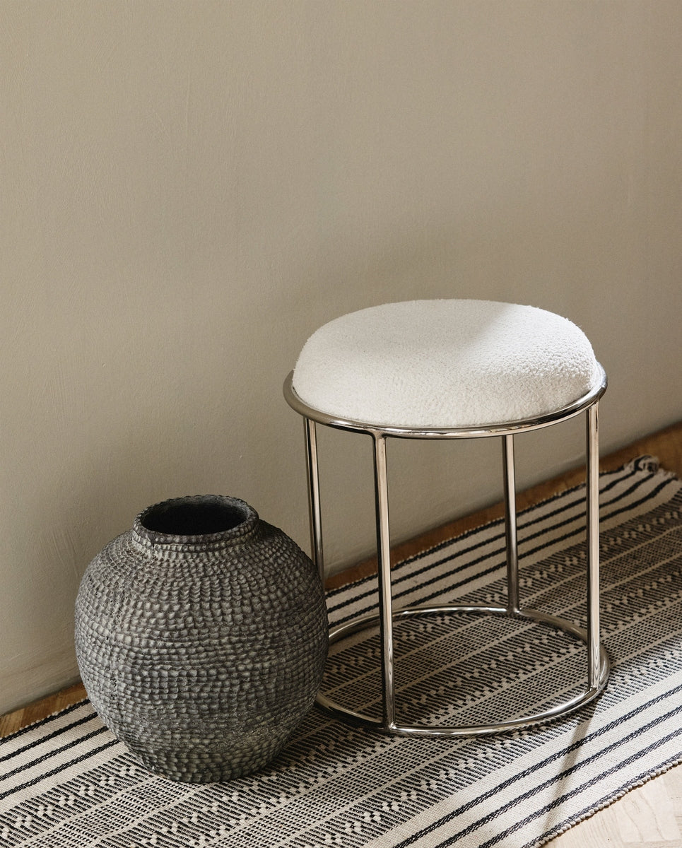 tabouret KOMATI - ivoire