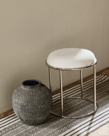 KOMATI Hocker - Elfenbein