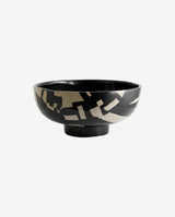 LIPSI deco bowl - black/beige