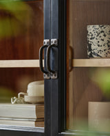 VIVA wall cabinet, 2 doors - black