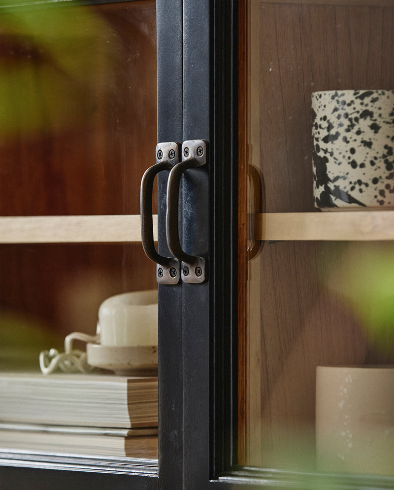 VIVA wall cabinet, 2 doors - black
