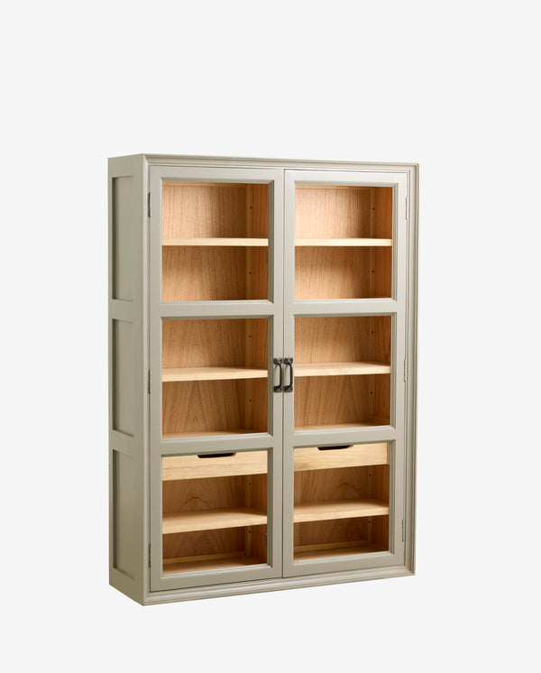 Armario de pared VIVA, 2 puertas - gris