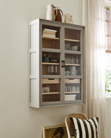 Armario de pared VIVA, 2 puertas - gris