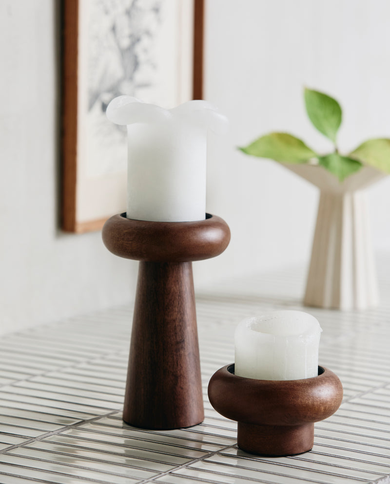 BAWE candle holder, S - nature