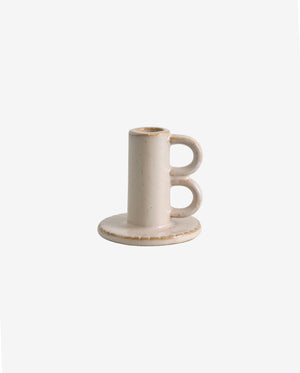 GAVDOS candle holder - beige