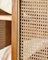 MERGE szafka, natura w/rattan