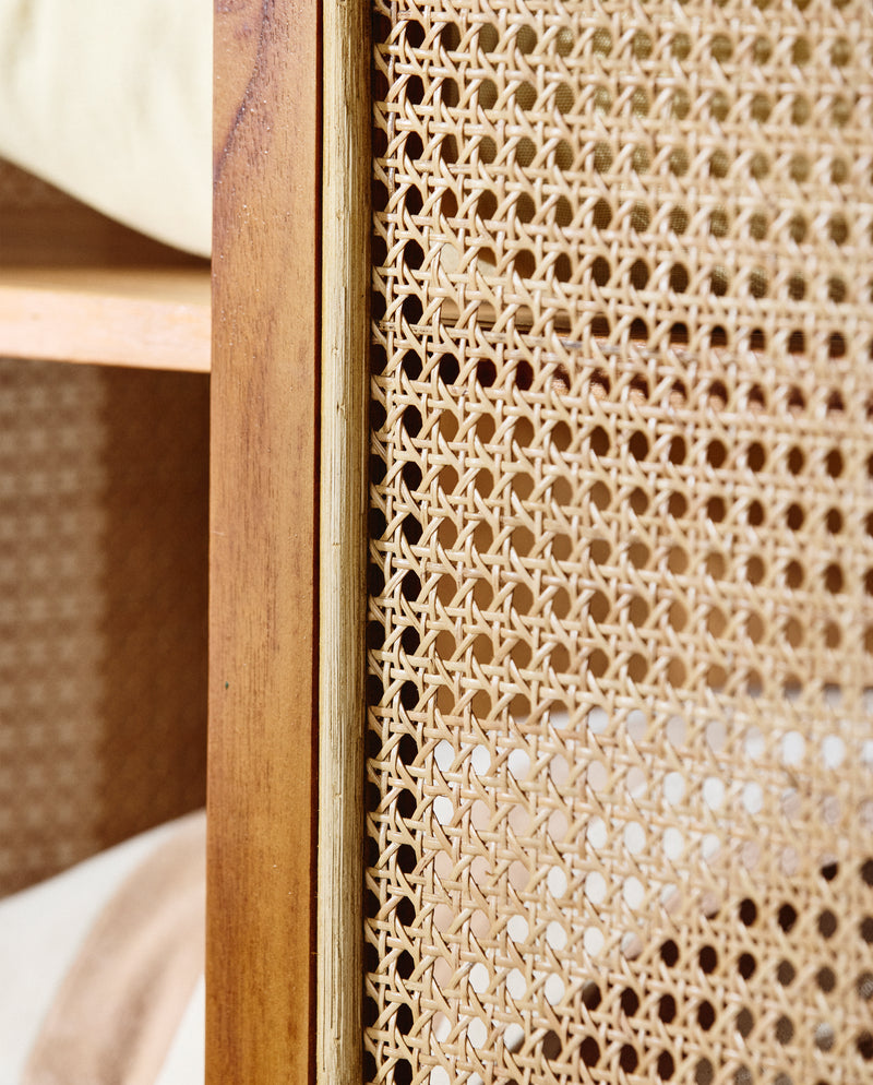 MERGE szafka, natura w/rattan
