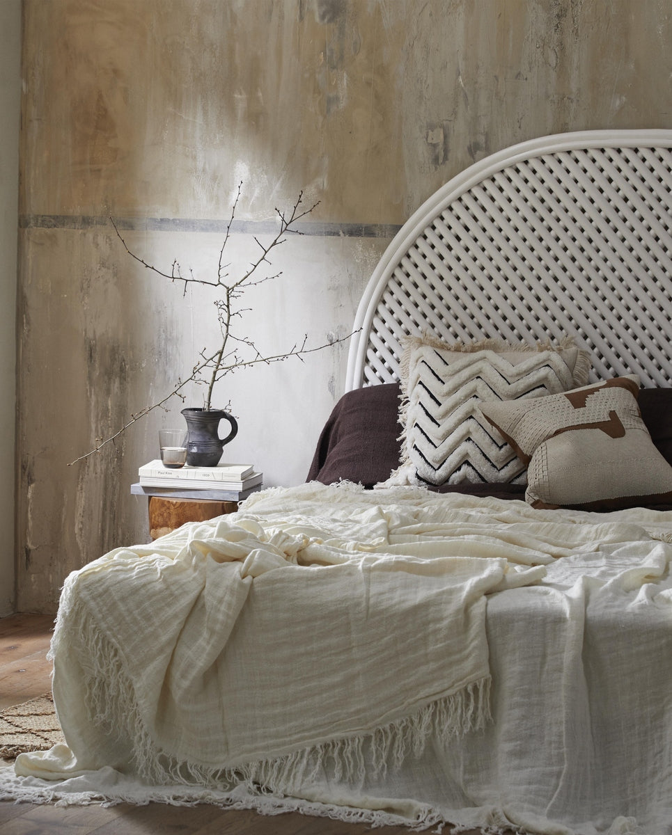 Housse de coussin IZAR - écru