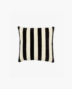 Housse de coussin ALHENA, 48x48 - ivoire/noir