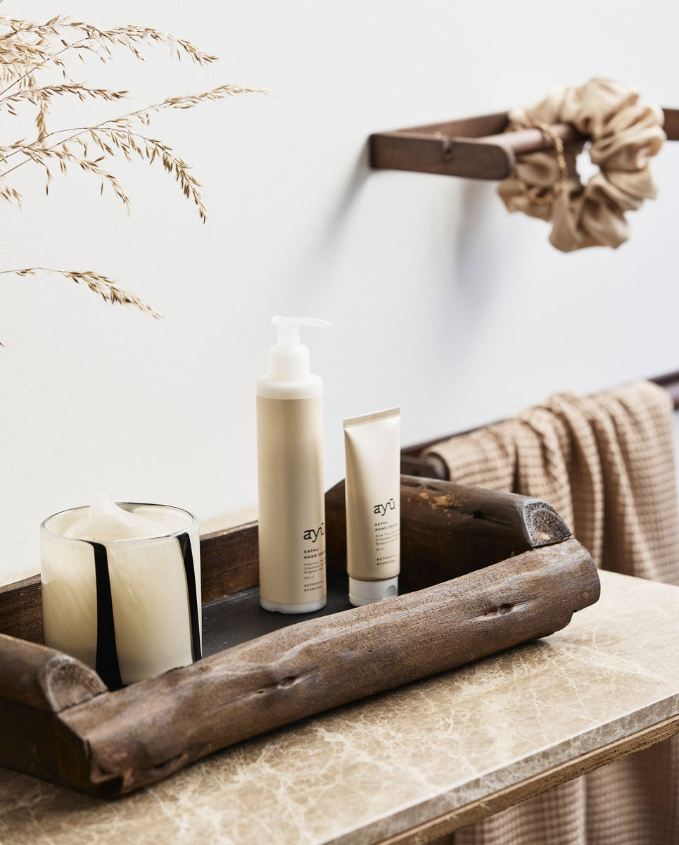 CONDO wooden dish - dark brown, recycled