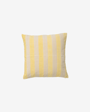 Housse de coussin ALHENA, 48x48 - ivoire/jaune