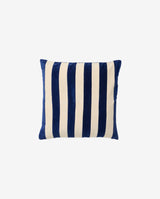 Funda de cojín ALHENA, 48x48 - marfil/azul
