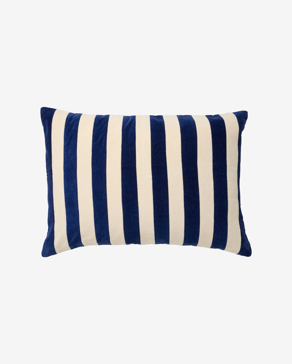 Funda de cojín ALHENA, 48x68 - marfil/azul