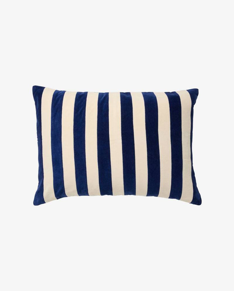 Funda de cojín ALHENA, 48x68 - marfil/azul