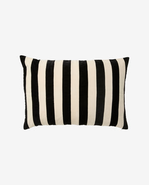 Housse de coussin ALHENA, 48x68 - ivoire/noir