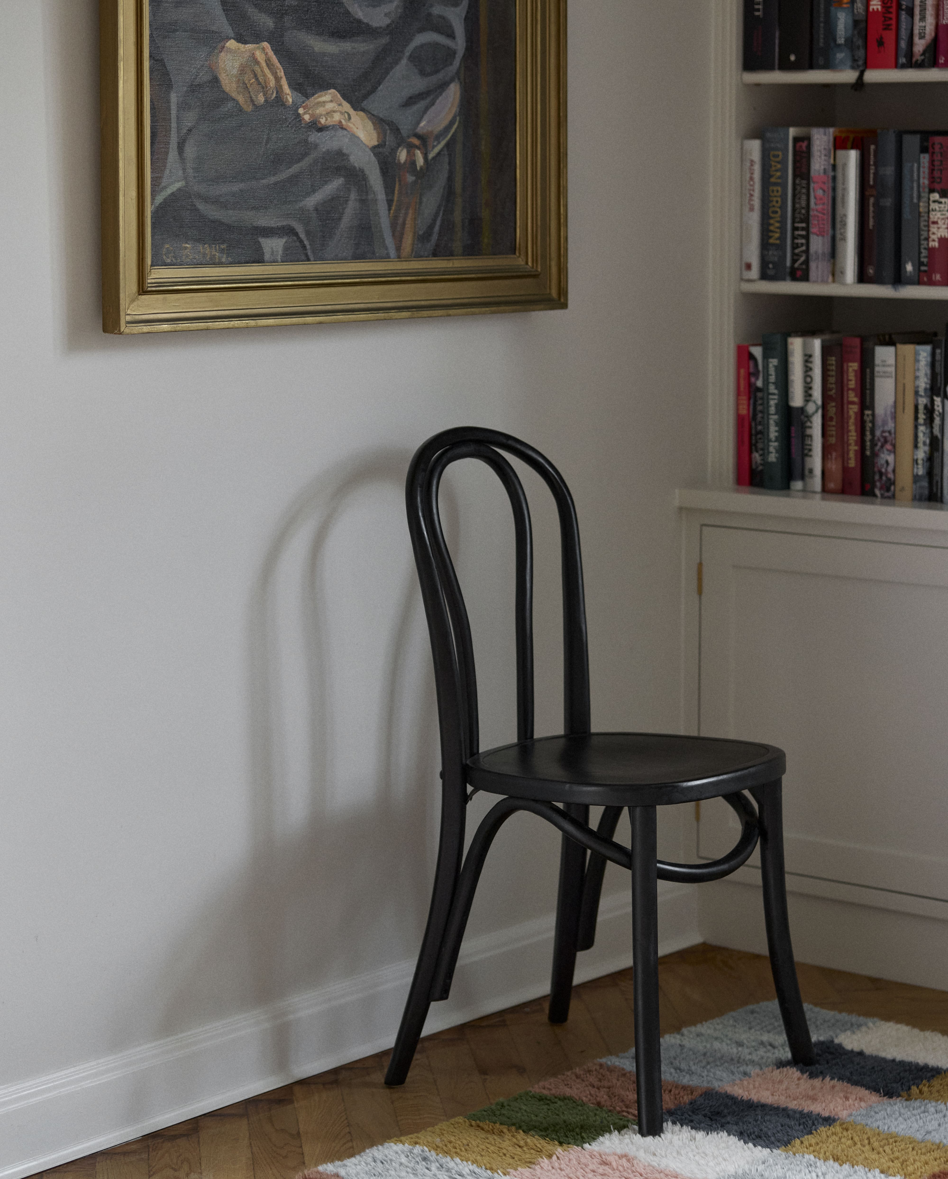 BISTRO chair, shiny black