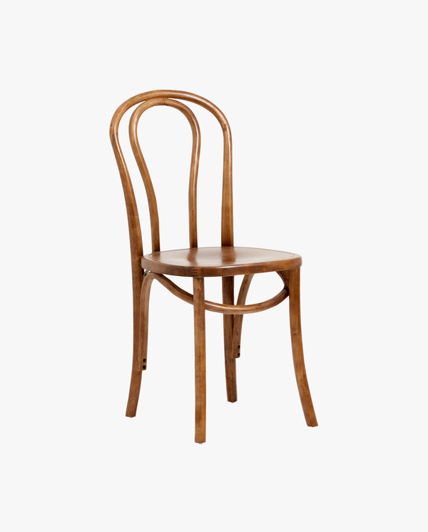 BISTRO chair, brown wood
