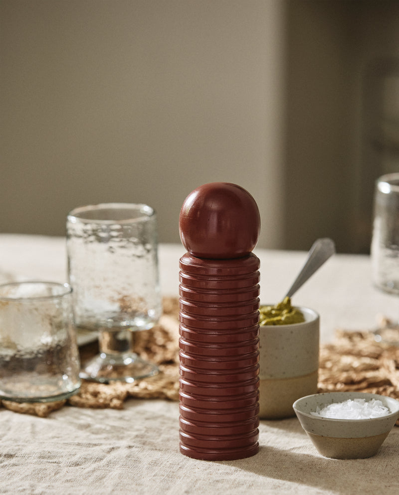 RAS grinder, acacia wood - rust