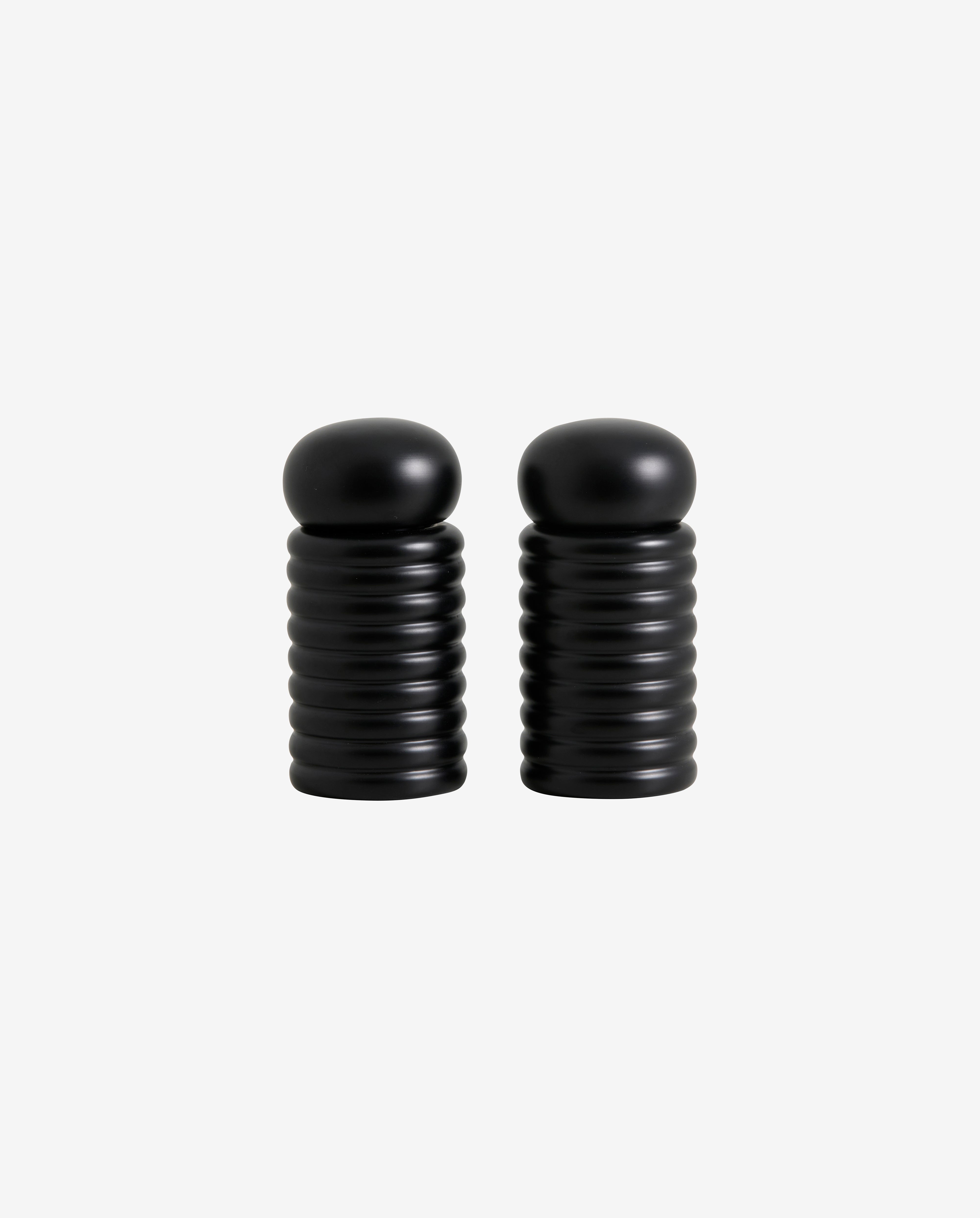 RAS salt & pepper set - black