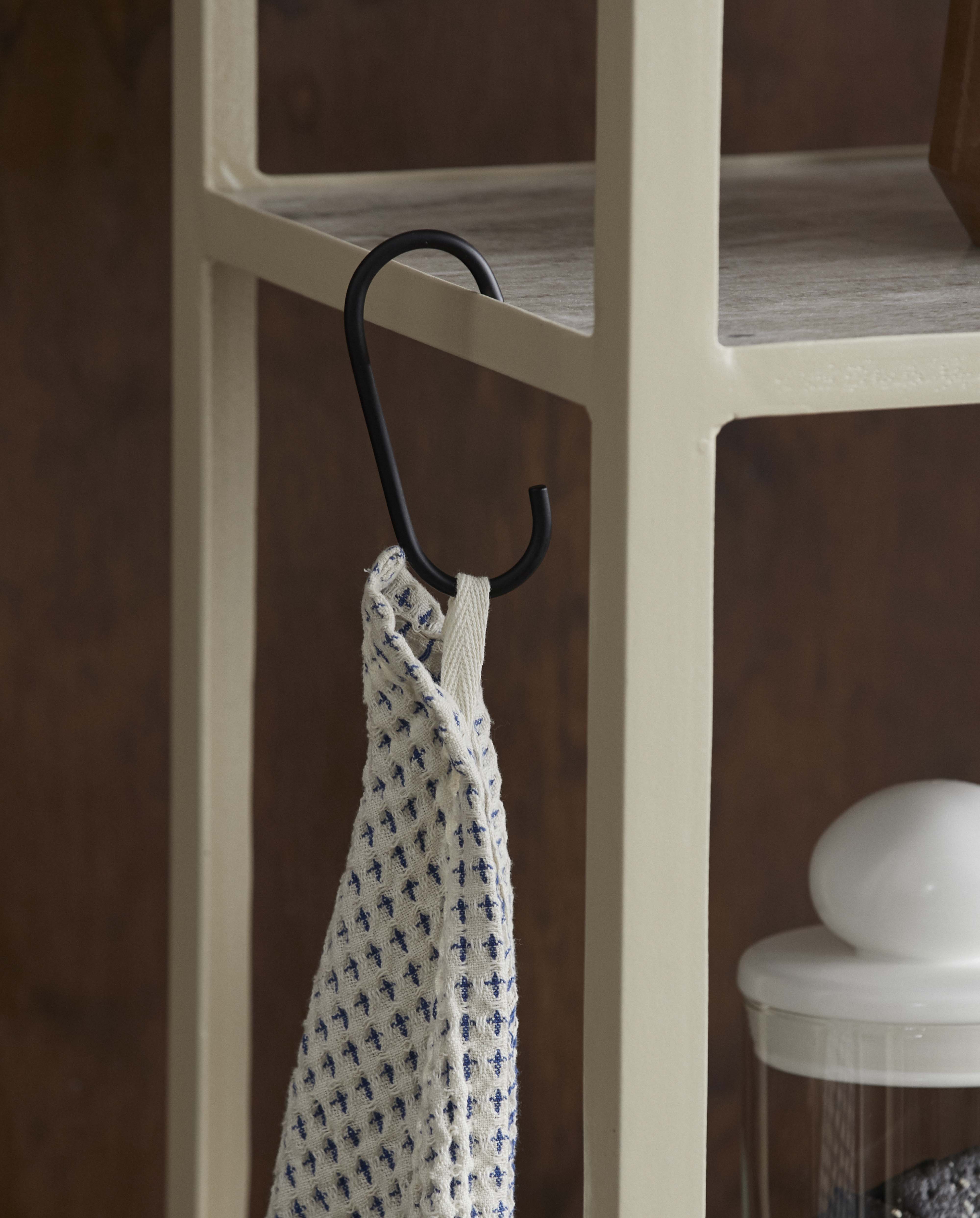 C-haak, rond - zwart