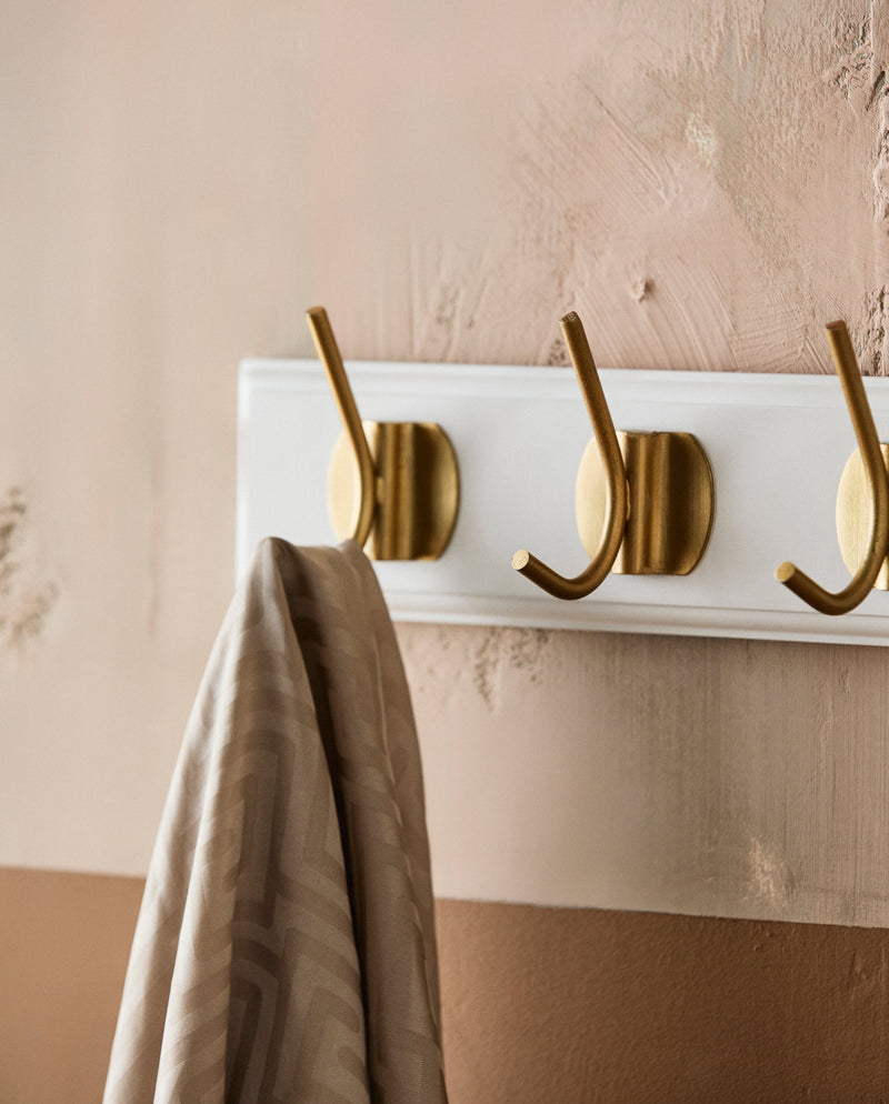 EDGY coat rack, 3 hooks - white