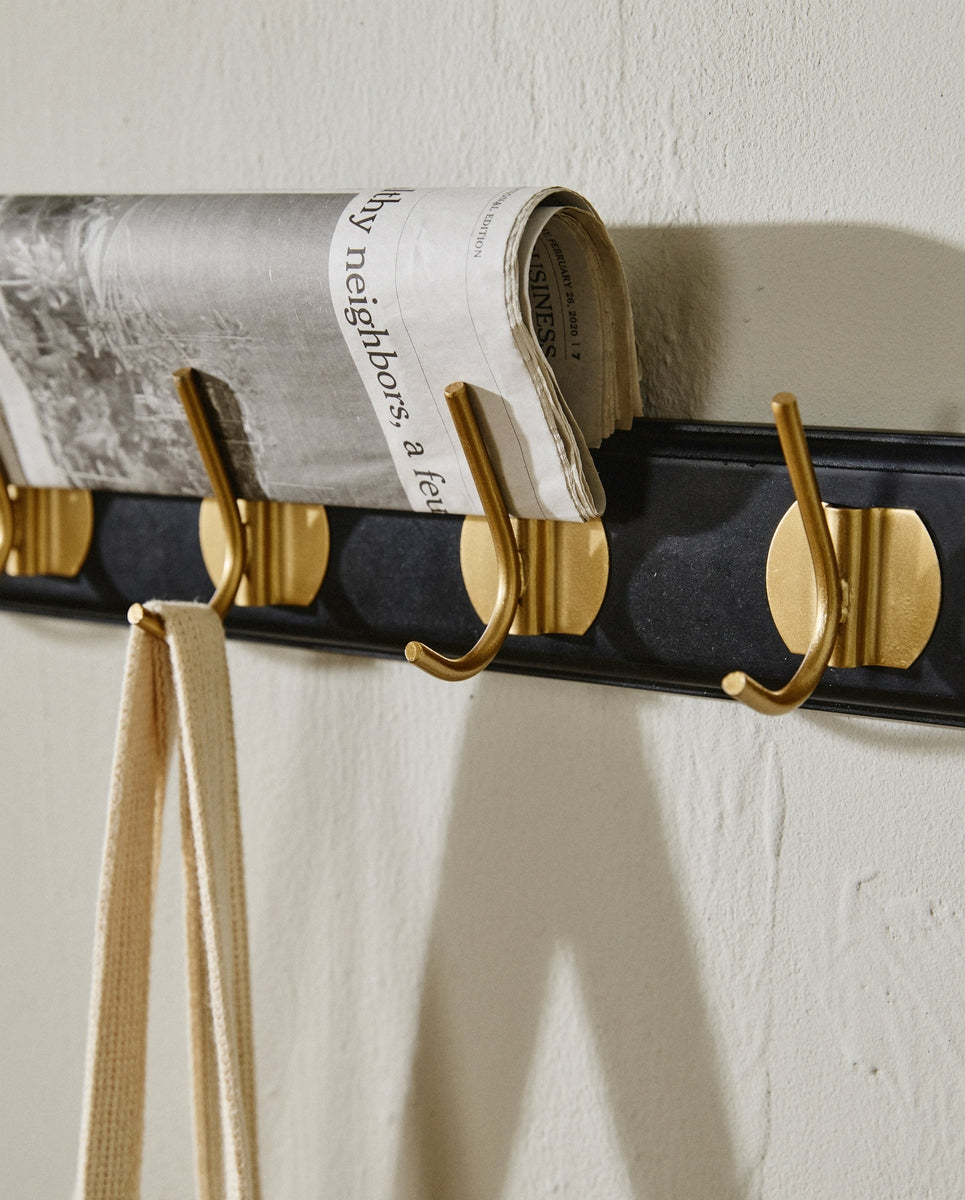 Attaccapanni EDGY, 6 ganci - nero