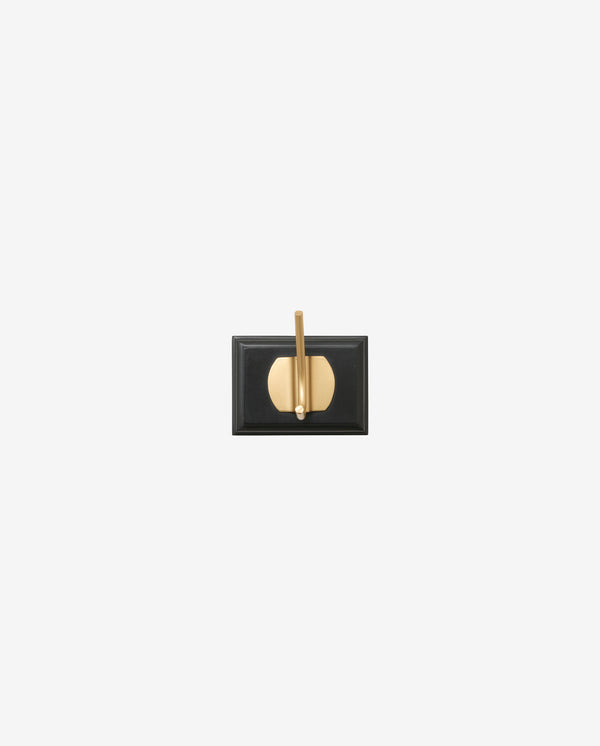 EDGY coat rack, 1 hook - black