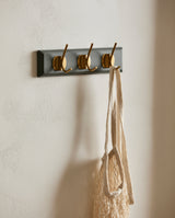 EDGY coat rack, 3 hooks - grey