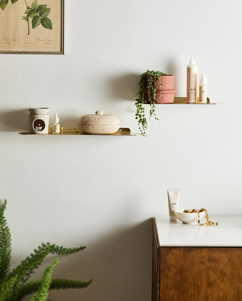 mensola FANOE, L - finitura dorata