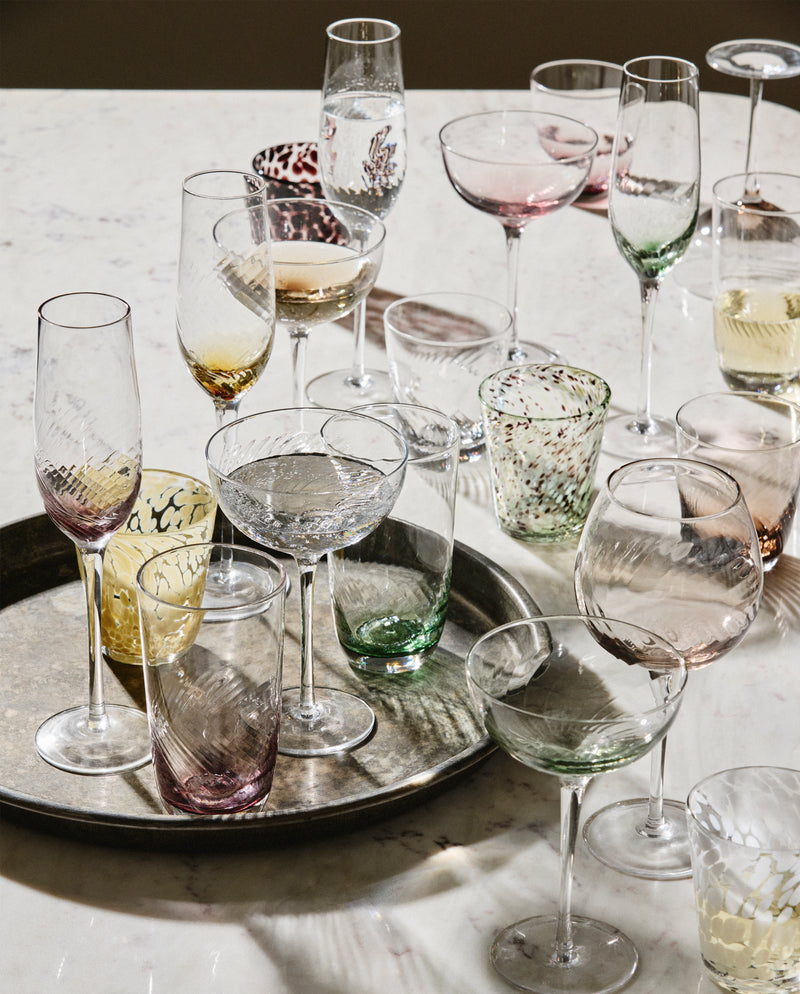 GARO drinking glass, clear