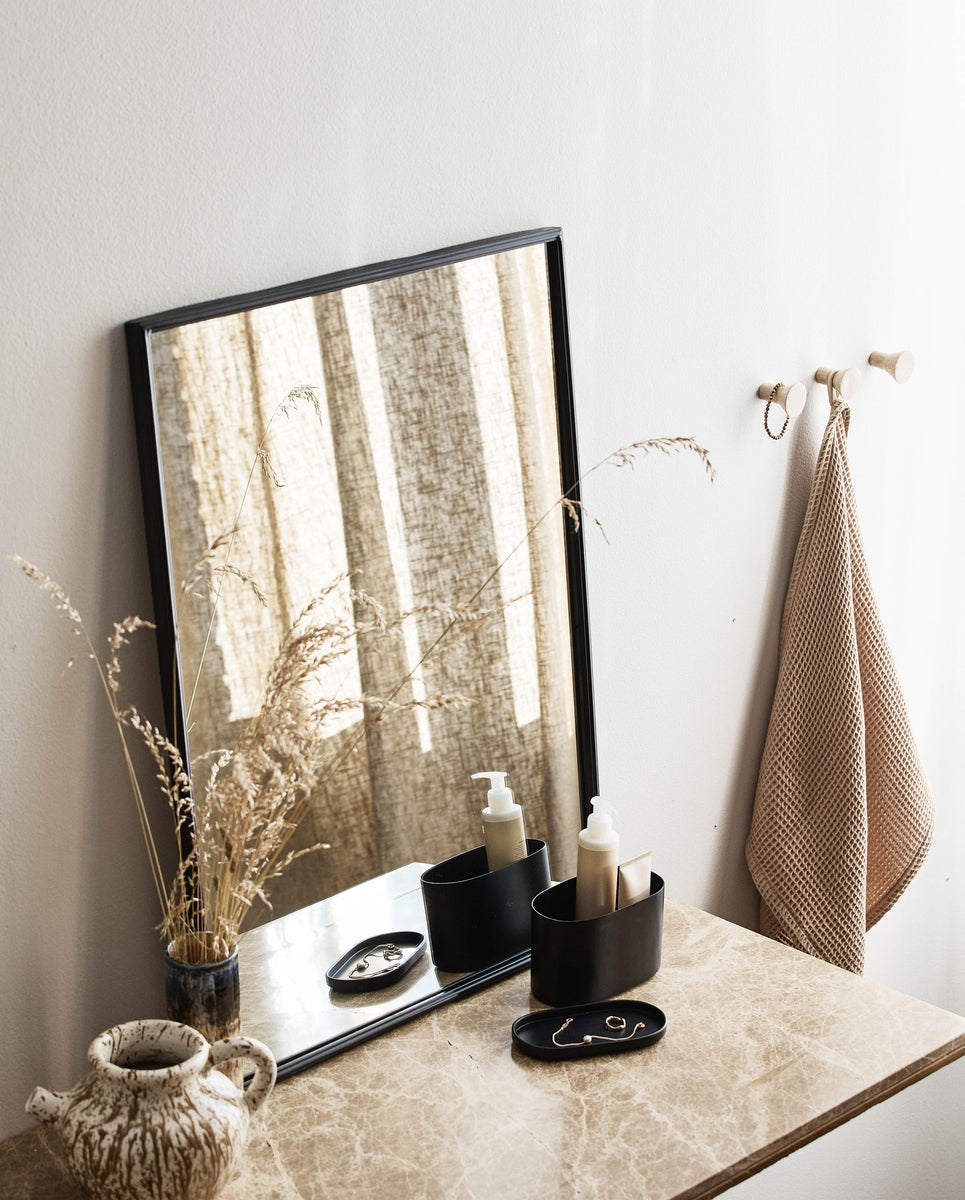 Porta piatti BATU - finitura nera