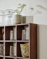 Verre à boire TEPIN, clair/beige
