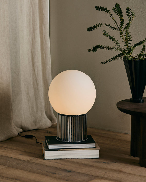 Lampadaire HERMOD - finition chromée