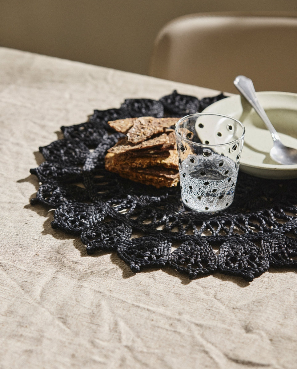 Set de table DOORY, noir