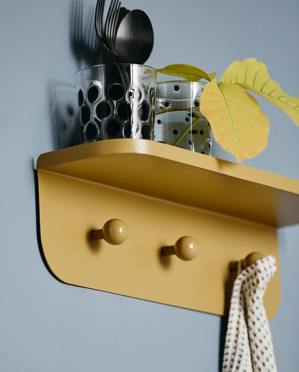 TURDA plank met haken - groen