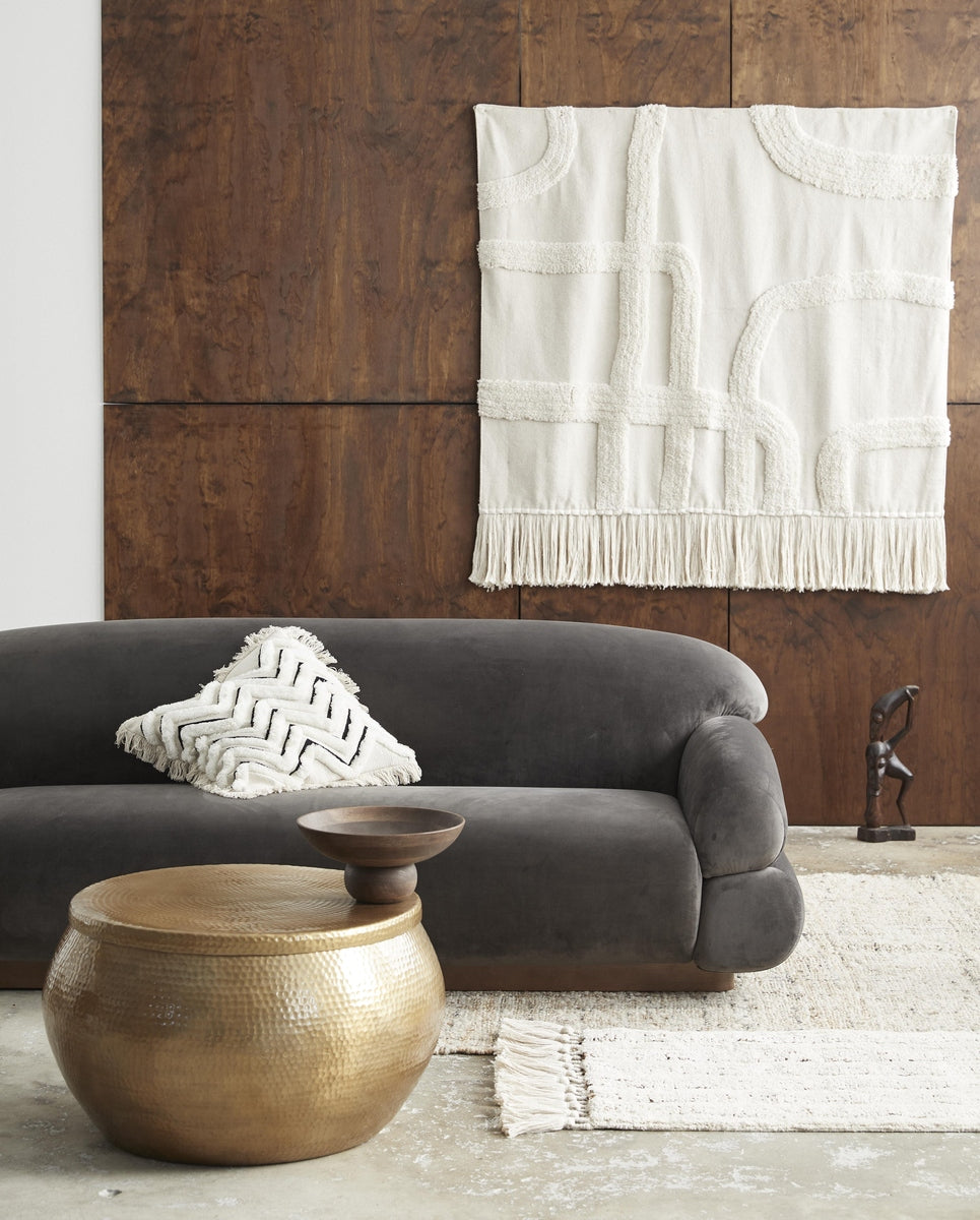 Housse de coussin IZAR - écru