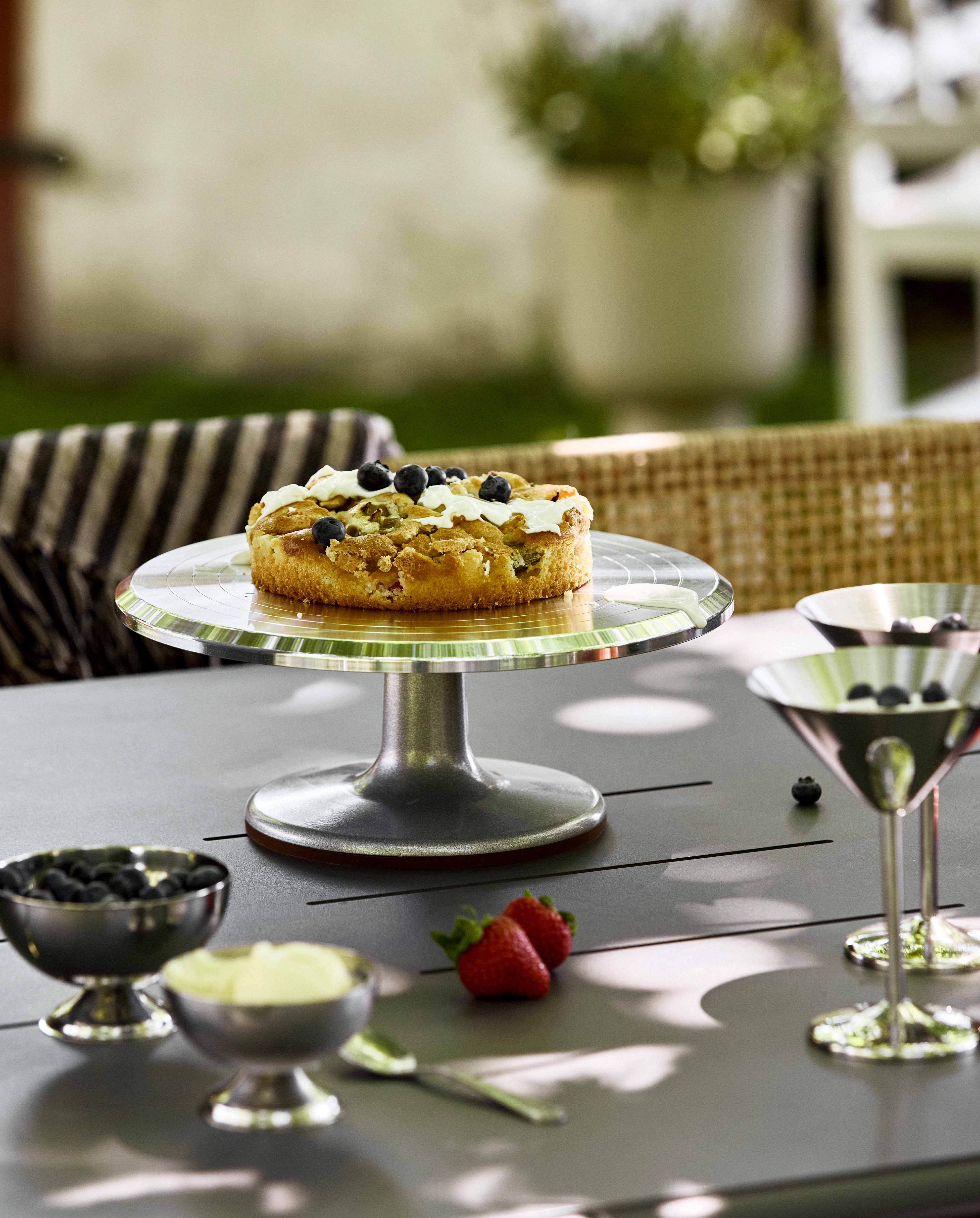ALVIA Rotating stand, L - aluminum