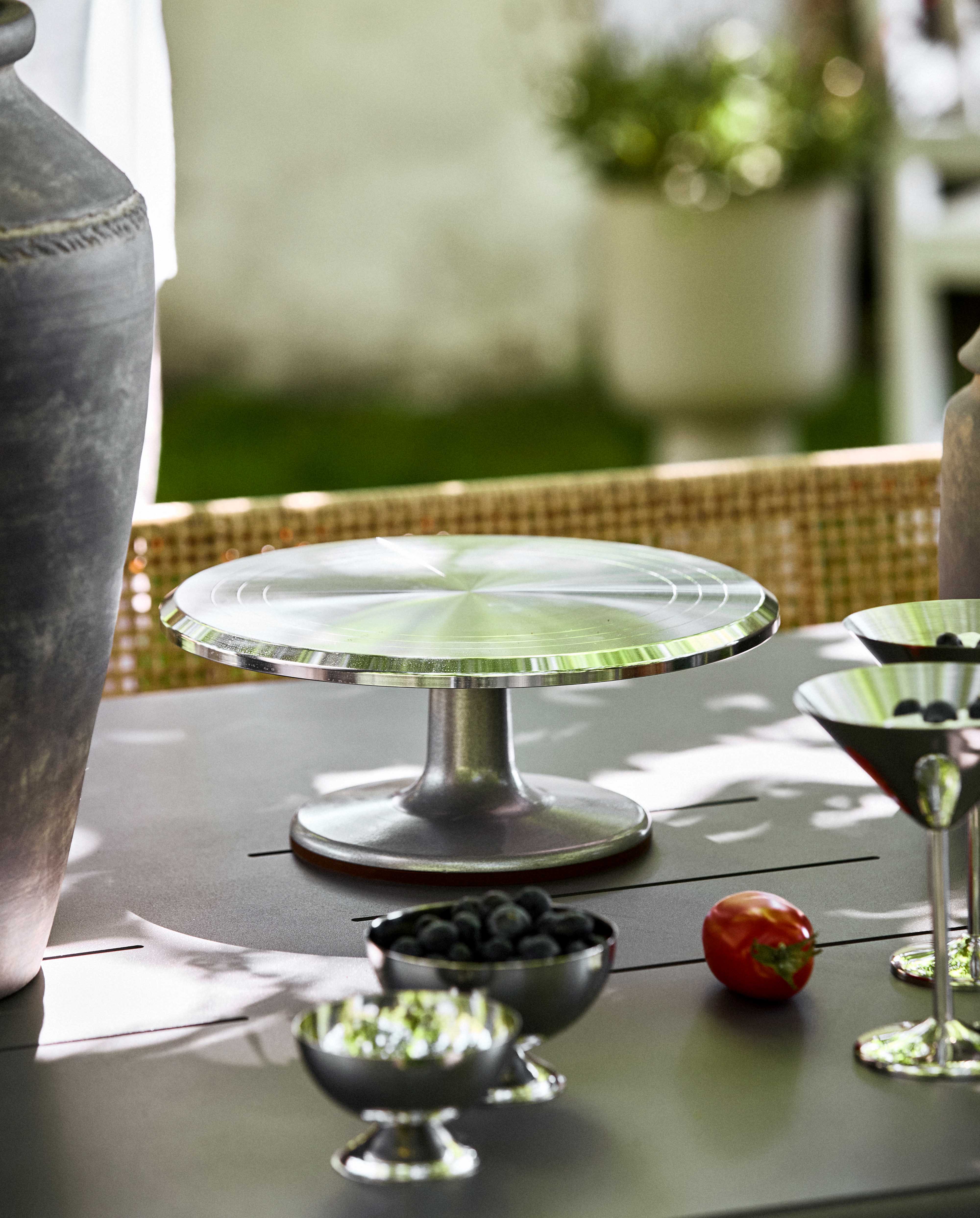 ALVIA Rotating stand, L - aluminum