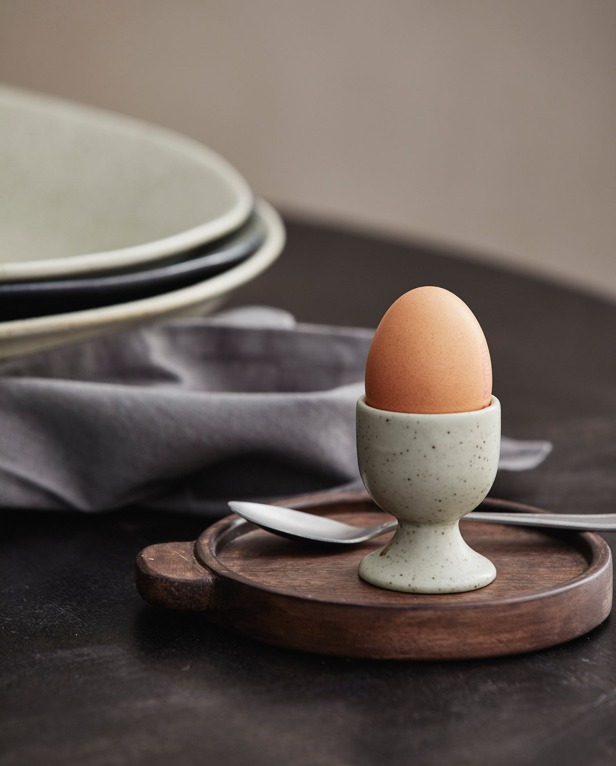 GRAINY egg cup - sand