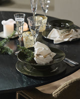 GRAWA pasta plate, dark green