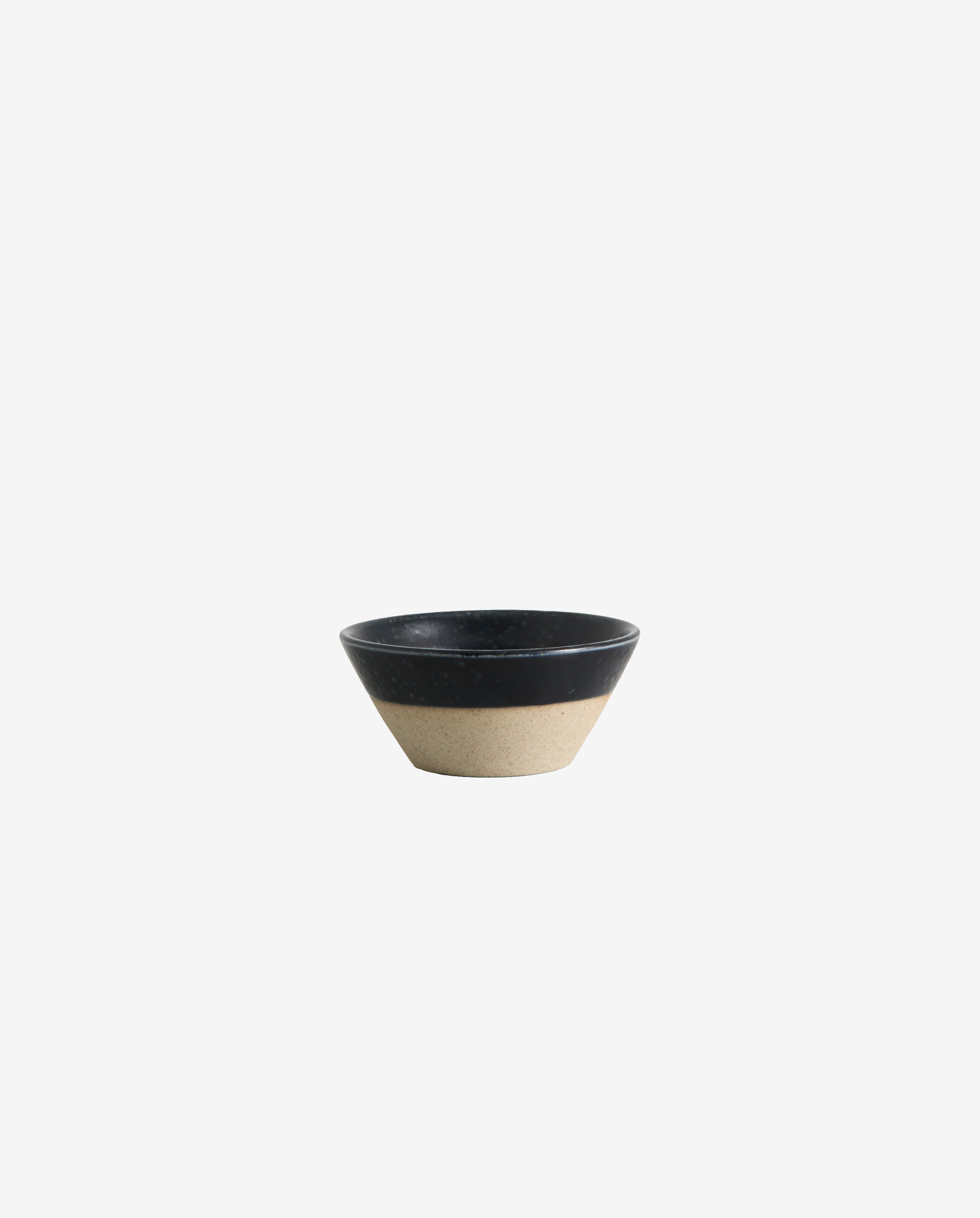 GRAINY conical bowl - dark blue