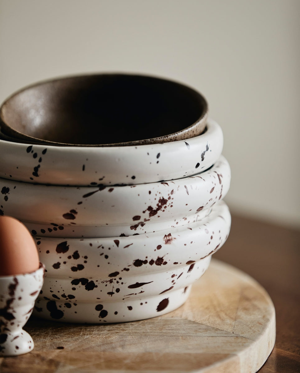 RIA bowl w. splash - ivory