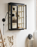 CLASSIC wall cabinet, double, black