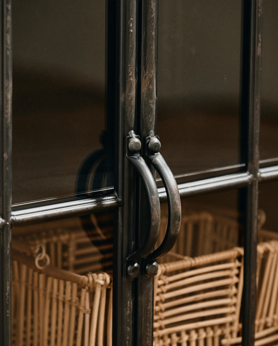 Armoire DOWNTOWN, 4 portes, noir